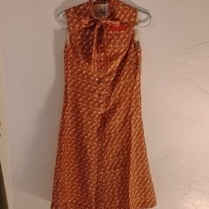 Amazing Peter Barton Vtg 60's Dress 3/4 Button Down Sz 12 Mint